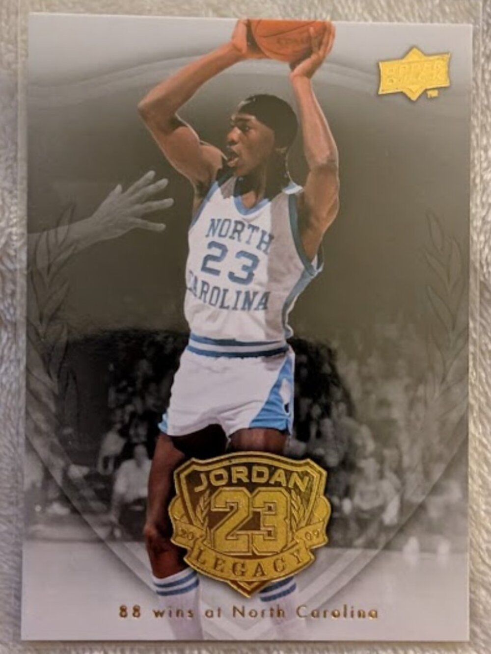 2009 Upper Deck 88 Wins at NC MICHAEL JORDAN #5